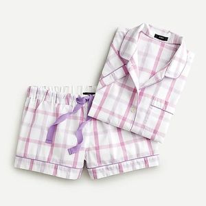 NWT J. Crew Pajama Short Set
